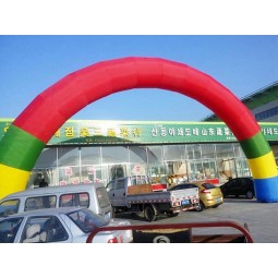 Arco inflável feito sob encomenda do arco-íris da fábrica por atacado