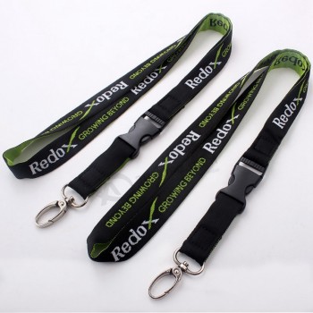 Fashion Promotional Items Custom Logo Polyester Eco- Friendly personalized breakaway lanyards for badge holders