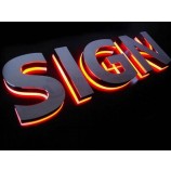 outdoor light up alphabet letters plastic luminous letters Hot selling