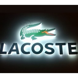 Beliebte led acryl leuchtenden buchstaben shop öffnen zeichen, laserschneidanlage graviert schild für sh