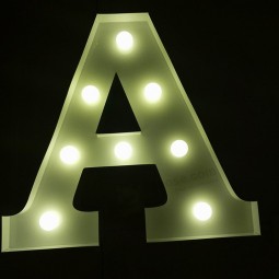 5 Jaar garantie grote 3D-brief buiten/Lichtgevend alfabet teken