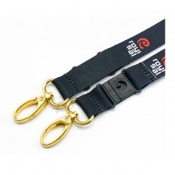 High quality personalized custom breakaway lanyards no minimum order for badge holders with your logo