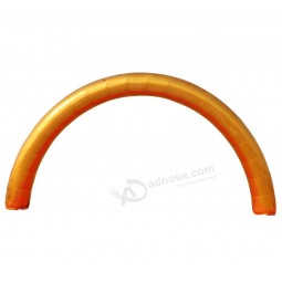 Simple Golden Inflatable Fish Line Arch for sale, Logo Design
