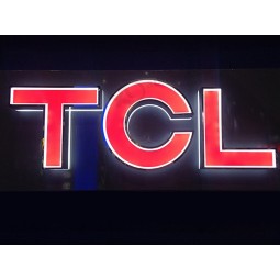 Im Freien Storefront Kopf hintergrundbeleuchtetes Edelstahl führte Buchstaben im Freien geführtes digitales Zeichenbrett leuchtend