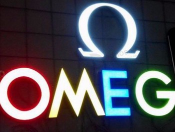 Logotipo personalizado de fábrica llevó letras luminosas