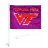 Custom CF050 Polyester Window Car Flag with high quality and any size