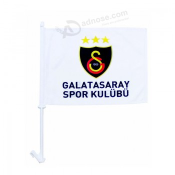 High Quality CF072 Polyester Window Car Flag with your logo