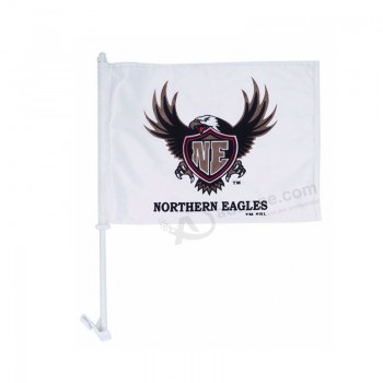Cheap CF068 Polyester Car Window Flag with your logo