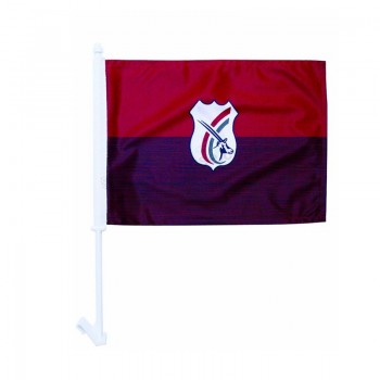 Factory supply CF100 polyester hanging window car flag with your logo