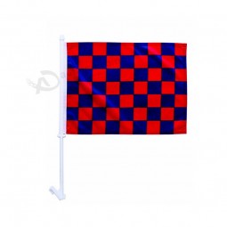 Cheap factory supply CF124 polyester window car flag with your logo