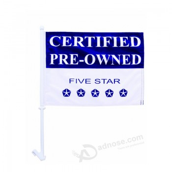 Hot Sell Promotional CF105 Car Window Flag with your logo