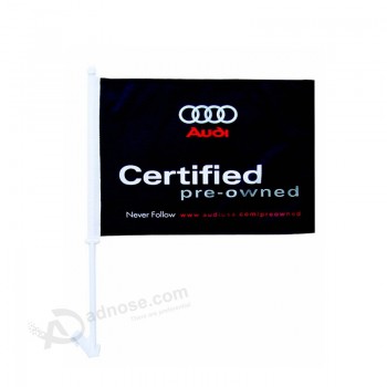 Hot Sell Promotional CF140 Car Window Flag with your logo