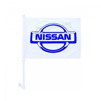 Cheap factory supply CF133 polyester window car flag with your logo