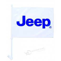 Cheap factory supply CF141 polyester window car flag with your logo