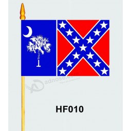 High Quality HF010 Polyester Hand flag
