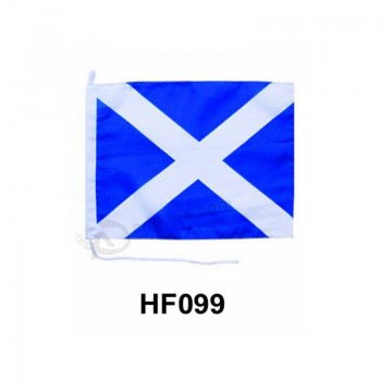 Personalizado barato hf099 poliéster mão bandeira.