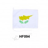 Bandera de mano de poliéster hf094 de alta calidad