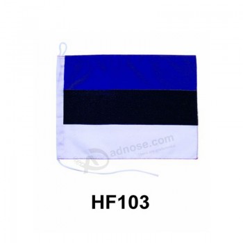 Wholesale customized Top quality custom hand waving flags with tie