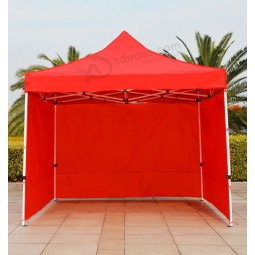 Portable outdoor folding shelter tent with side walls