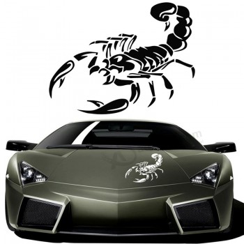 3D Car Stickers and Decals Cute Scorpion Car Styling Stickers 28cm Funny Car Stickers For BMW VW For