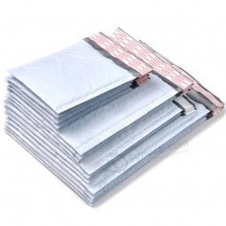 Thick Padded Shockproof Post Shipping Mailing Packing Bag Envelopes/ Grey White Color PE Poly Courie
