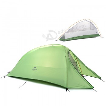 NAturehike 1人用テントダブル-層のテント防水ドームのテントキャンプ4シーズンのテントnh15t001  -  t