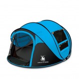 Throw tent outdoor 3-4persons automatic tents speed open throwing pop up windproof waterproof campin with your logo