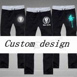 Wei pants custom DIY party cotton leisure pants custom advertising cultural patterns printed logo te