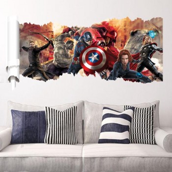 Marvel's The Avengers Wall Sticker Decals for Kids Room Home Decor Wallpaper Poster Nursery Wal