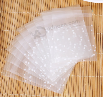 Cheap Promotional Clear OPP Bag with White Dots
