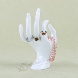 Wholesale High Quality Plastic OK Hand Form Bracelet Bangle Ring Display Stand Holder