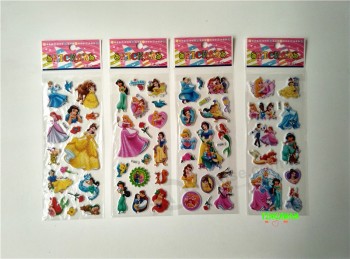H一个pp年Xu一个n 12张 /很多可爱的3d卡通泡沫浮肿贴纸儿童雪白玛丽猫王子