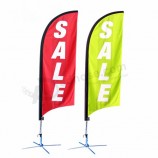 Wholesale customized flag Feather Flag/Knife Flag/Stand Flag/Beach Flag Printing with high quality and any size