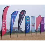 Wholesale customized flag Design Teardrop Flag/Outdoor Flag/Flying Flag cheap with high quality and any size