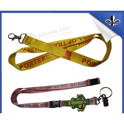 Custom Promotional Logo Polyester Eco- Friendly breakaway personalized Lanyard for badge holders with high quality
