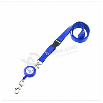 Custom Retractable Neck personalized Lanyard with Badge Reel ID Card Holder and your logo