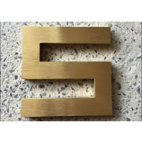 High Quality Gold Metal Number Signs Wholesale