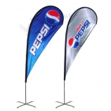 Factory Printed Teardrop Flag Beach Flag Custom with high quality and any size