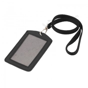 Custom plastic id badge holder personalized lanyards pouch for sale and your logo