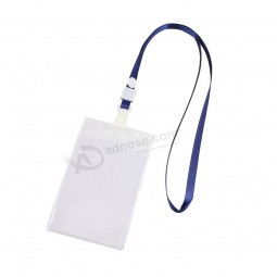 Custom plastic pouches for retractable badge holders personalized lanyard with your logo