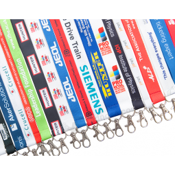 Wholesale custom high-end company logo personalized lanyard designs with your logo