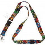 Wholesale disney alice in wonderland personalized lanyard for id badge holders with your logo