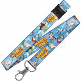 Wholesale Custom Disney cute personalized lanyards for id holder with your logo