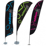 Custom Made Flags Cheap Swooper Advertising Flags with high quality and any size