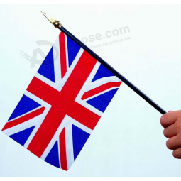 Fabrieksgroothandel nationale hand vlaggen te koop