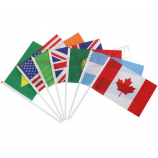 Cheap Custom Hand Flags Wholesale Factory with high quality and any size