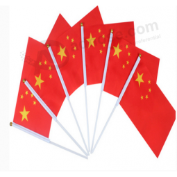 Aangepaste outdoor plastic paal hand vlaggen china