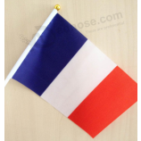 Bandeira de mão por atacado de fábrica sinais mão bandeira França