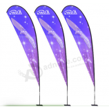 Custom 600D Polyester Swooper Flag Factory Wholesale with high quality and any size