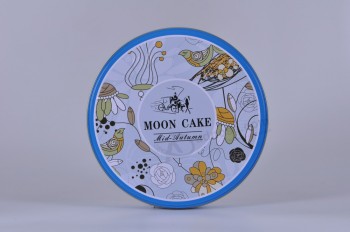 Custom round tin box for biscuits